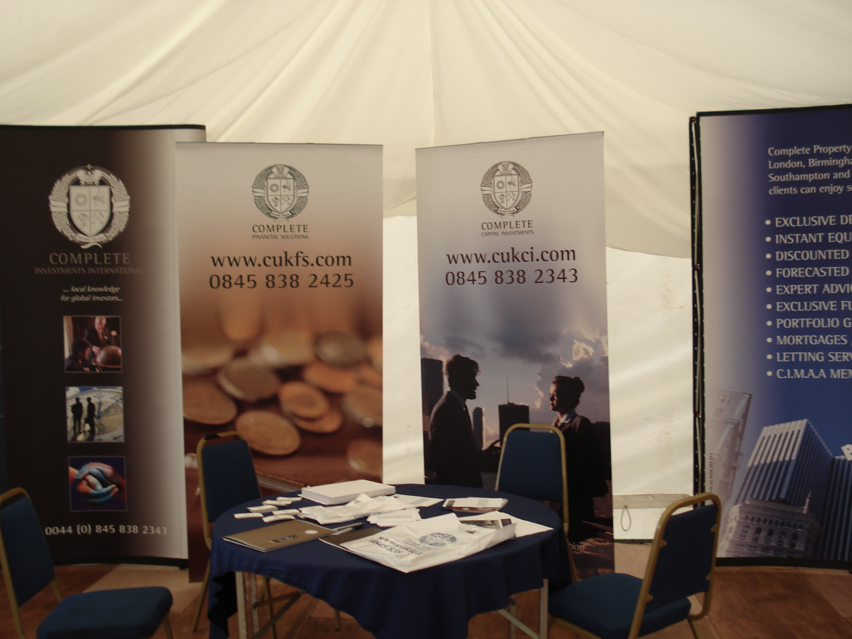 Exhibition graphics and display panels