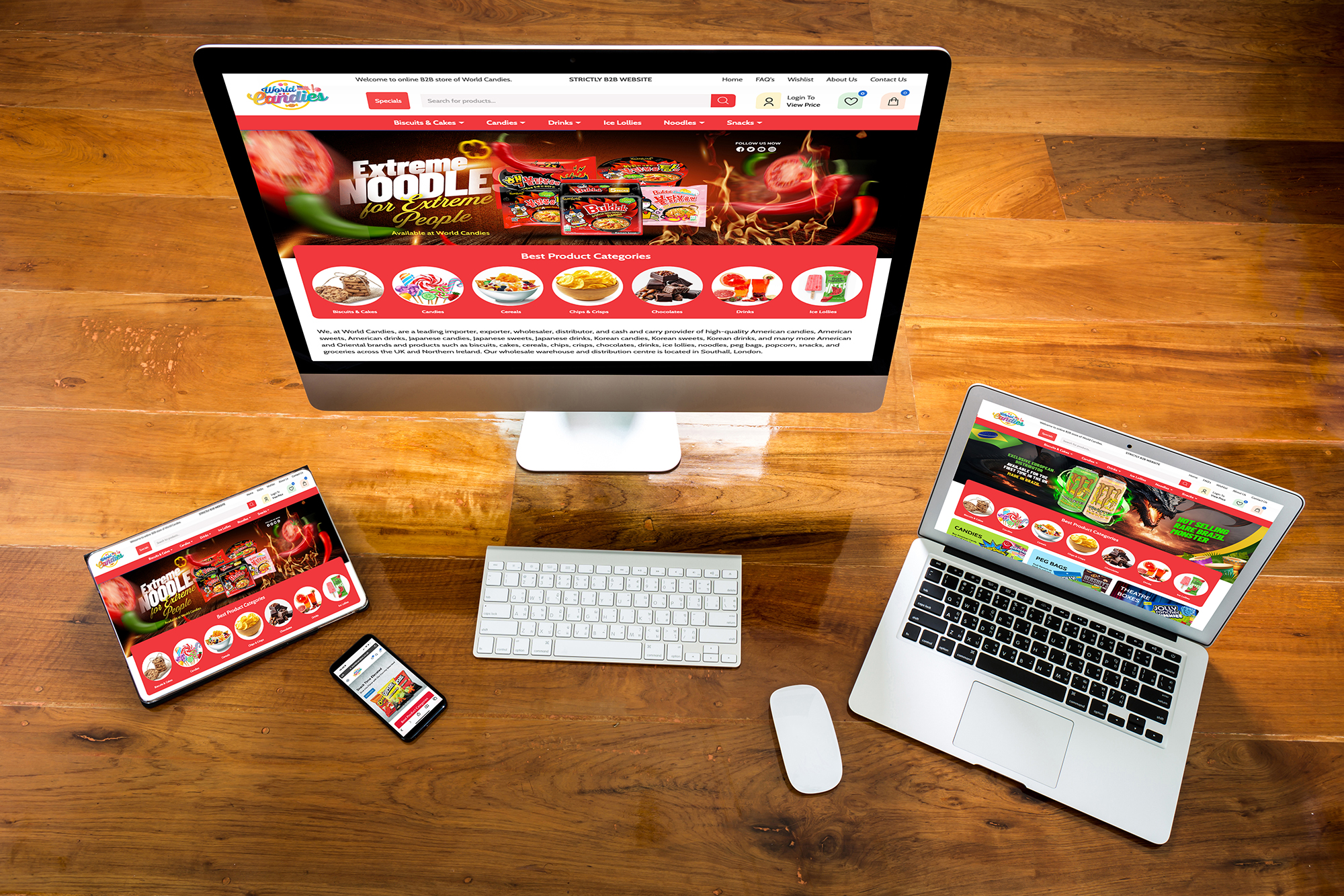 Website design interface