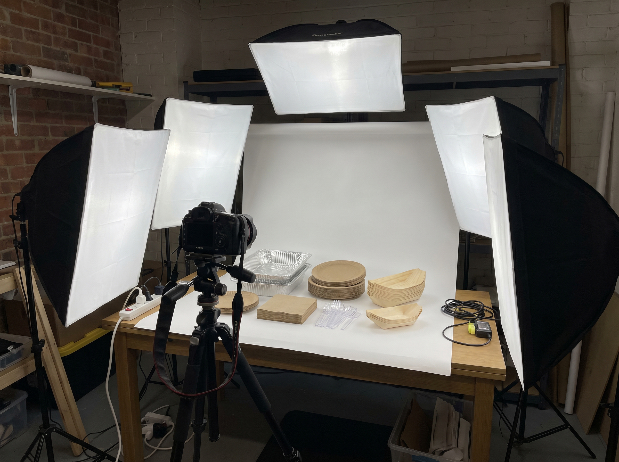 Packaging design and product photography.